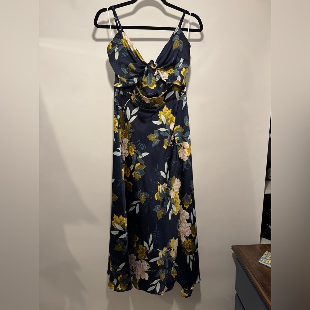 Petal & Pup Navy Floral Maxi Dress
